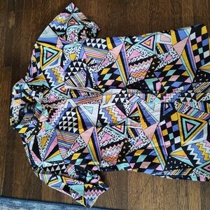 Massive Geometric Patterned Shirt
